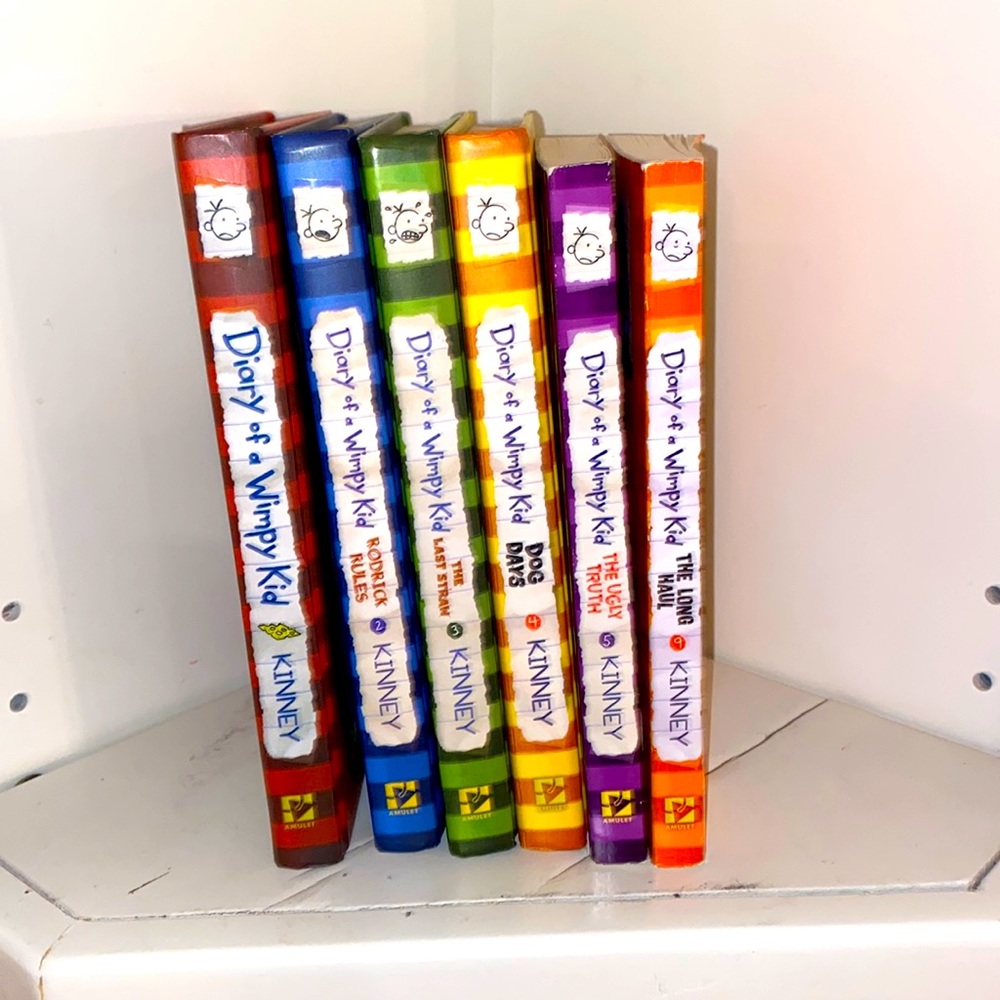 Diary of a Wimpy Kid Books 1-5, 9